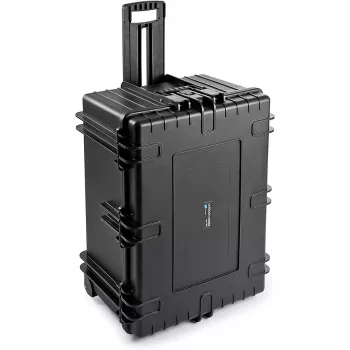 Kietasis lauko dėklas b&w international Type 7800 juodas su putplasčiu įdėklu