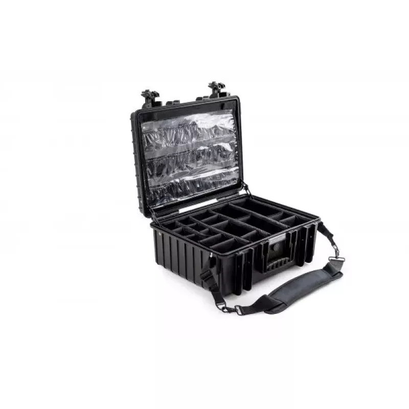 B&W Cases Type 6000 portfelis juodas polipropilenas 3,9 kg