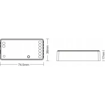LED valdiklis MiBoxer FUT037Z+ 3in1 RGBW Zigbee 3.0