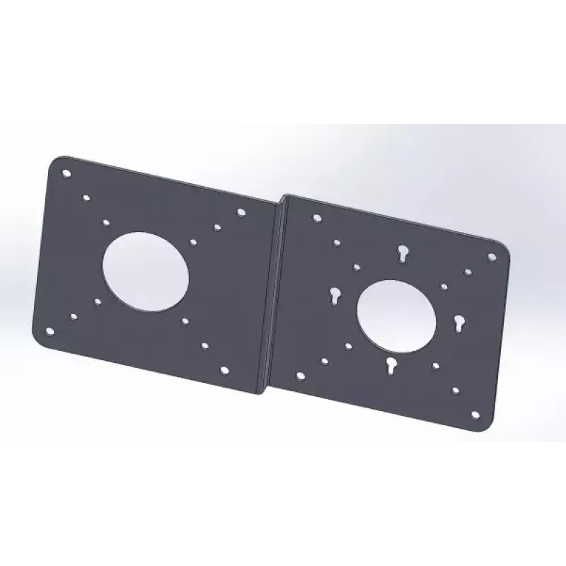 ALLNET VESA_MINIPC_PLATE laikiklio komplektas mini PC tvirtinimui, juodas