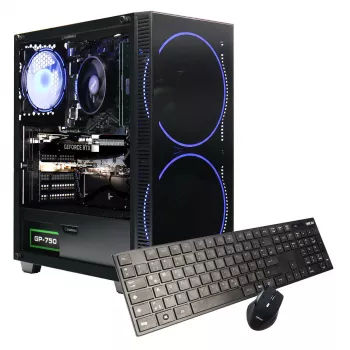 Stalinis kompiuteris Hyrican GAMEMAX Black Hole 7811 — Intel Core i5-14400F, 16 GB DDR5, 1 TB SSD, GeForce RTX 5060 Ti, Windows 11