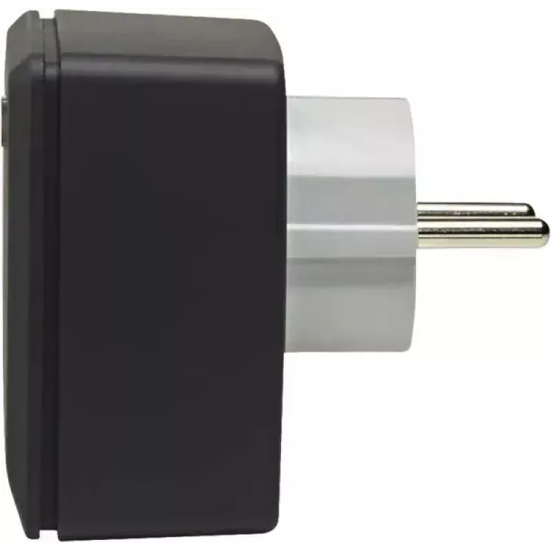 Išmanusis kištukas eQ-3 Homematic IP 161599A0, vidaus, antracitas, plastikinis korpusas, 70×70×39 mm