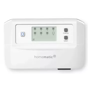 Grindinio šildymo reguliatorius 8 kanalų su pavaromis, eQ-3 Homematic IP, skaitmeninis termostatas (RF, AC 230 V)
