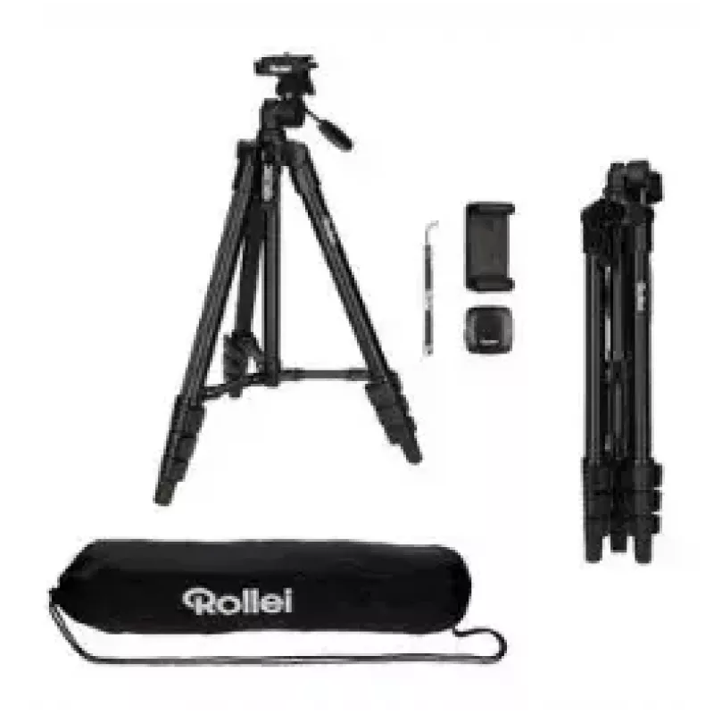 Tripod Rollei 22638 išmaniesiems telefonams / veiksmo kameroms 3 kojos Juoda