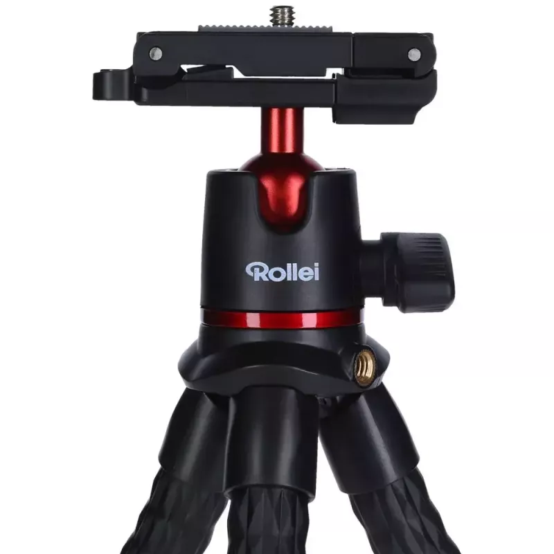Tripod Rollei Monkey Pod 2, skirtas išmaniajam telefonui / skaitmeniniam fotoaparatui, juodas