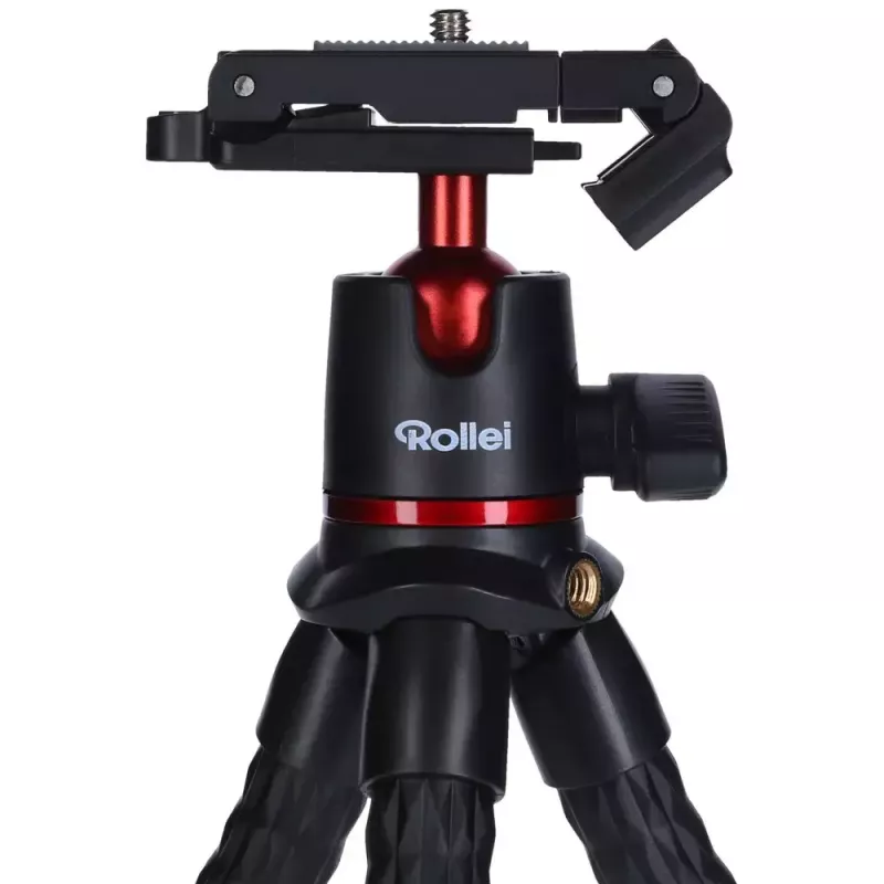 Tripod Rollei Monkey Pod 2, skirtas išmaniajam telefonui / skaitmeniniam fotoaparatui, juodas