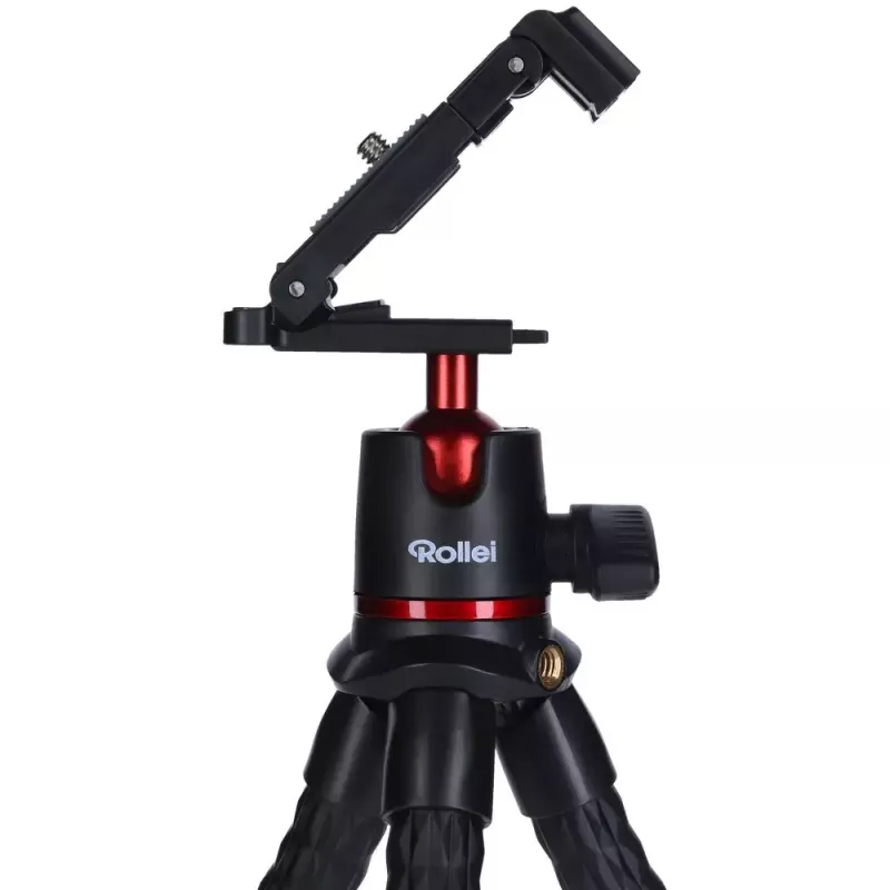 Tripod Rollei Monkey Pod 2, skirtas išmaniajam telefonui / skaitmeniniam fotoaparatui, juodas