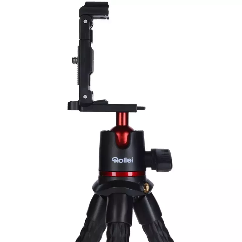 Tripod Rollei Monkey Pod 2, skirtas išmaniajam telefonui / skaitmeniniam fotoaparatui, juodas
