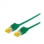 Tinklo kabelis Tecline 1m Cat6a S/FTP Žalias