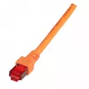 Tinklo kabelis EFB Elektronik K5516.25 RJ-45 Cat6 25 m Oranžinis
