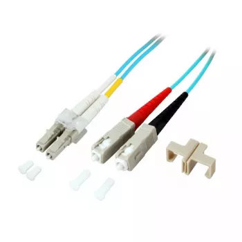 Skaidulinis optinis kabelis EFB Elektronik O0314.0,5 0,5 m 2x LC Turkis