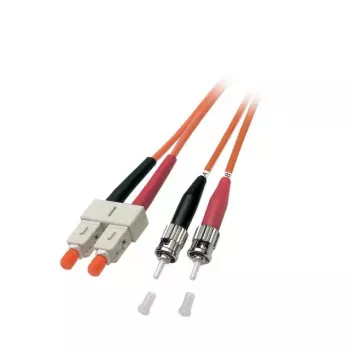 Skaidulinis optinis kabelis EFB Elektronik O6353.10 10 m SC ST Oranžinis