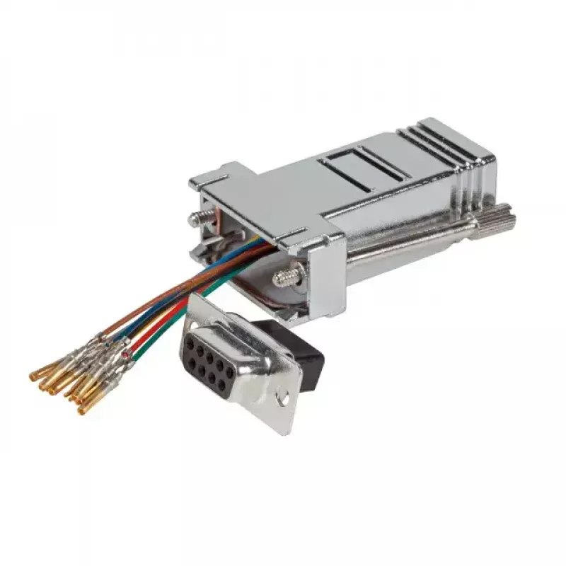 Lyties keitiklis EFB Elektronik ETM23067 — DB-09 į RJ-45, pilkas