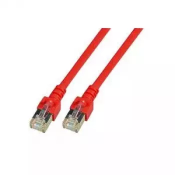 Tinklo kabelis EFB Elektronik RJ45 S/FTP Cat5e Raudonas 0,5 m