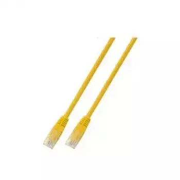 Tinklo kabelis EFB Elektronik RJ45 U/UTP Cat.5e 3 m geltonas