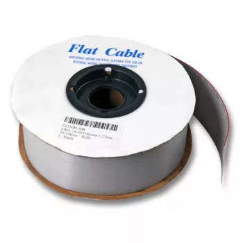 Juostinis kabelis EFB Elektronik 22314B.30R, 30,5 m, AWG28/7, pilkas PVC apvalkalas