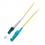 Skiemeninis šviesolaidinis kabelis EFB Elektronik O0863.5 — OS2 9 µm, E-2000 (LSH) į LC, 5 m, geltonas