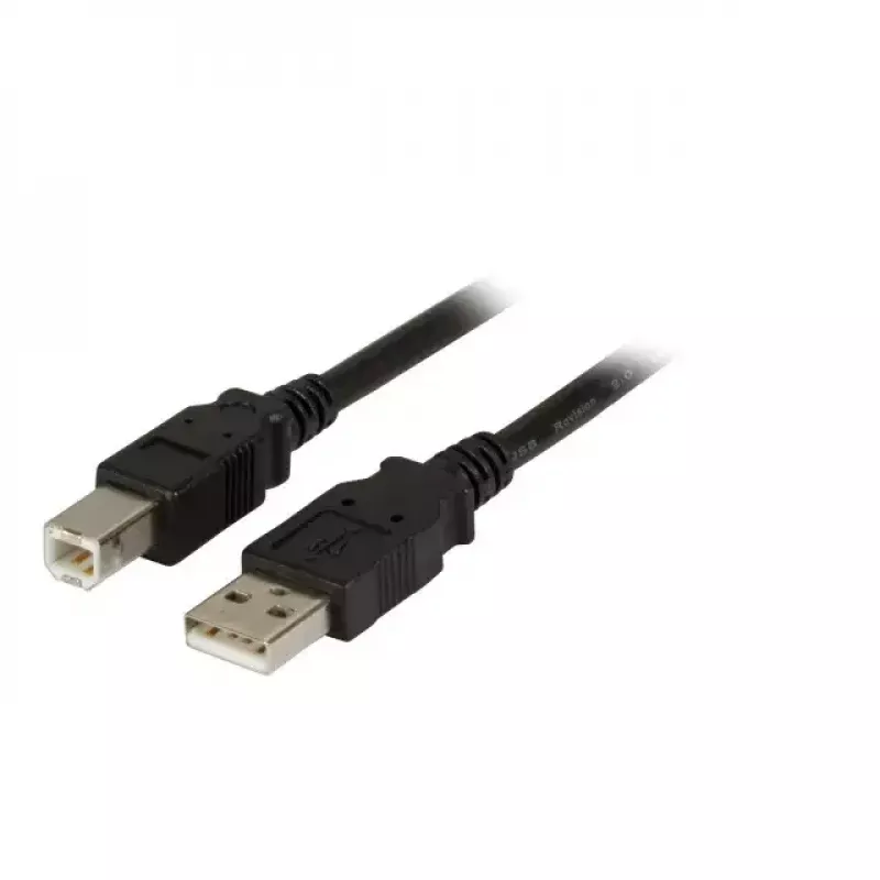 EFB Elektronik USB 2.0 A/B 3,0 m USB laidas juodas Kištukas/Kištukas