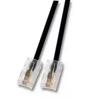 Tinklo kabelis EFB Elektronik RJ45 (8/4) - RJ45(8/4) 2m Juodas