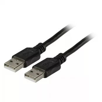 USB kabelis EFB Elektronik USB 2.0 A/A 3m juodas