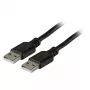 USB kabelis EFB Elektronik USB 2.0 A/A 3m juodas