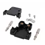 EFB Elektronik E-DH09 D-Sub dangtelis, 9 kontaktų, juodas