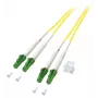 Skiemeninis šviesolaidinis kabelis EFB Elektronik O0381.10 10 m 2x LC geltonas