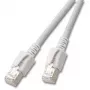 Tinklo kabelis EFB Elektronik 3m Cat6a RJ-45 S/FTP Pilka
