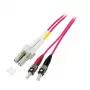 Skaidulinis optinis kabelis EFB Elektronik LC-ST 50/125 µm 10 m
