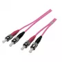 Skaidulinis optinis kabelis EFB Elektronik O0348.1 1 m ST Violetinis