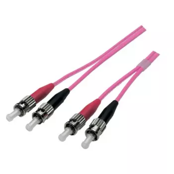 Skaidulinis optinis kabelis EFB Elektronik O0348.2 2 m ST violetinis