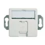 Telegärtner RJ-45 Cat6a sieninis lizdas J00020A0507, baltas, ABS/plienas/cinkas, 70×50×43,2 mm