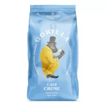 Kavos pupelės Gorilla Joerges Café Creme 1 kg – šviesus skrudinimas, visos pupelės