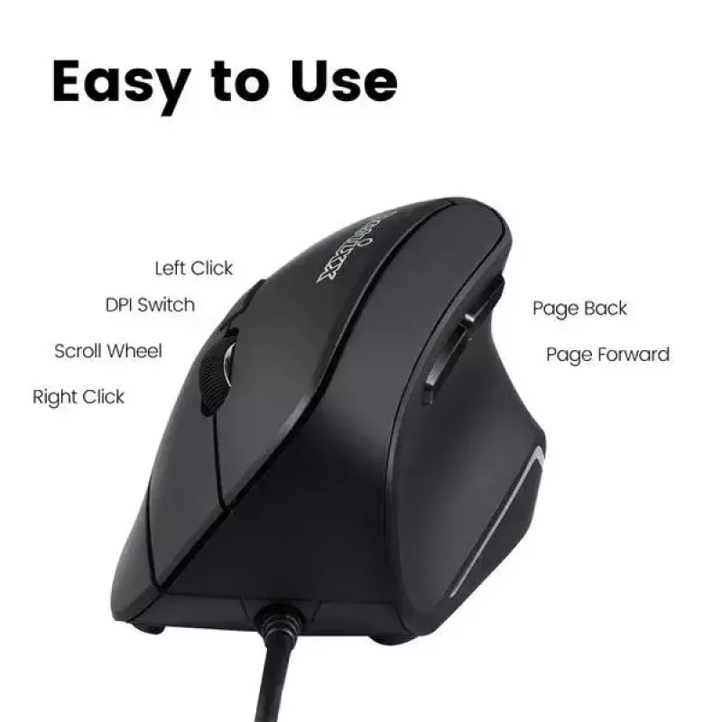Pelė Perixx 11534 dešinei rankai USB-A optinė 1600 DPI