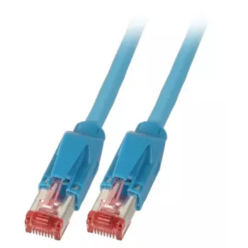 Tinklo kabelis EFB Elektronik K8708BL.5 RJ-45 Cat6a 5 m mėlynas