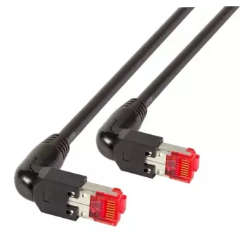 Tinklo kabelis EFB Elektronik K4137SW.5 RJ-45 Cat6a 5 m Juodas