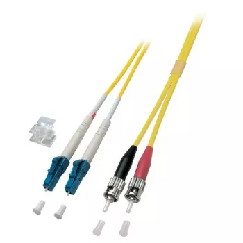 Skiemeninis šviesolaidinis kabelis EFB Elektronik O0361.1 1 m LC ST geltonas