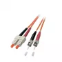 Skiemo optinis kabelis EFB Elektronik O6353.1 1 m SC ST Oranžinis