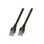 Tinklo kabelis EFB Elektronik Cat5e RJ-45 10m Juodas