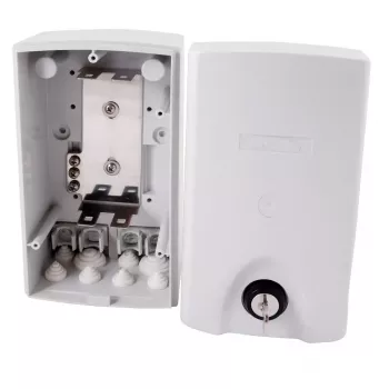 Elektros dėžė EFB Elektronik 46049.1 Pilka Plotis 103mm Gylis 90mm Aukštis 185mm