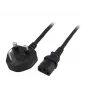 Maitinimo laidas EFB Elektronik EK484.2 juodas 2 m