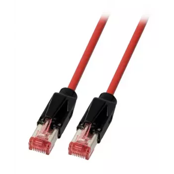 Tinklo kabelis EFB Elektronik K8048PUI2 RJ-45 Cat6a 2 m Juoda Raudona