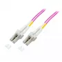 Skaidulinės optikos laidas EFB Elektronik O0319.35 — 35 m, OM4, LC–LC, I-V(ZN) H, pilnas dupleksas, rožinis
