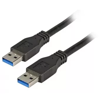 USB 3.2 Gen 1 (3.1 Gen 1) USB A–USB A duomenų laidas 5 m — EFB Elektronik K5210SW.5, juodas