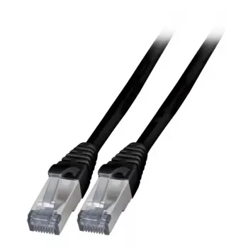 Tinklo kabelis EFB Elektronik K5538SW.5 RJ-45 Cat6a 5m Juodas