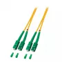 Skiemeninis optinis kabelis EFB Elektronik O2561.0,5 0,5 m SC geltonas