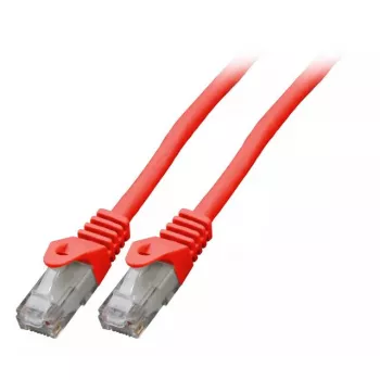 Tinklo kabelis EFB Elektronik K8104RT.1,5 RJ-45 Cat6 1,5 m Raudonas