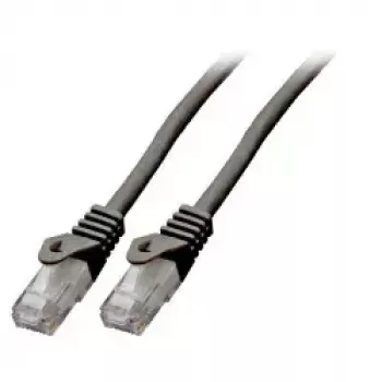 Tinklo kabelis EFB Elektronik K8104SW.15 RJ-45 Cat6 15m Juodas