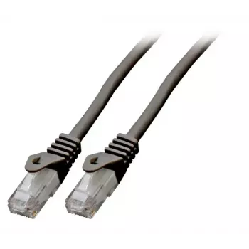 Tinklo kabelis EFB Elektronik K8104SW.20 RJ-45 Cat6 20 m Juodas