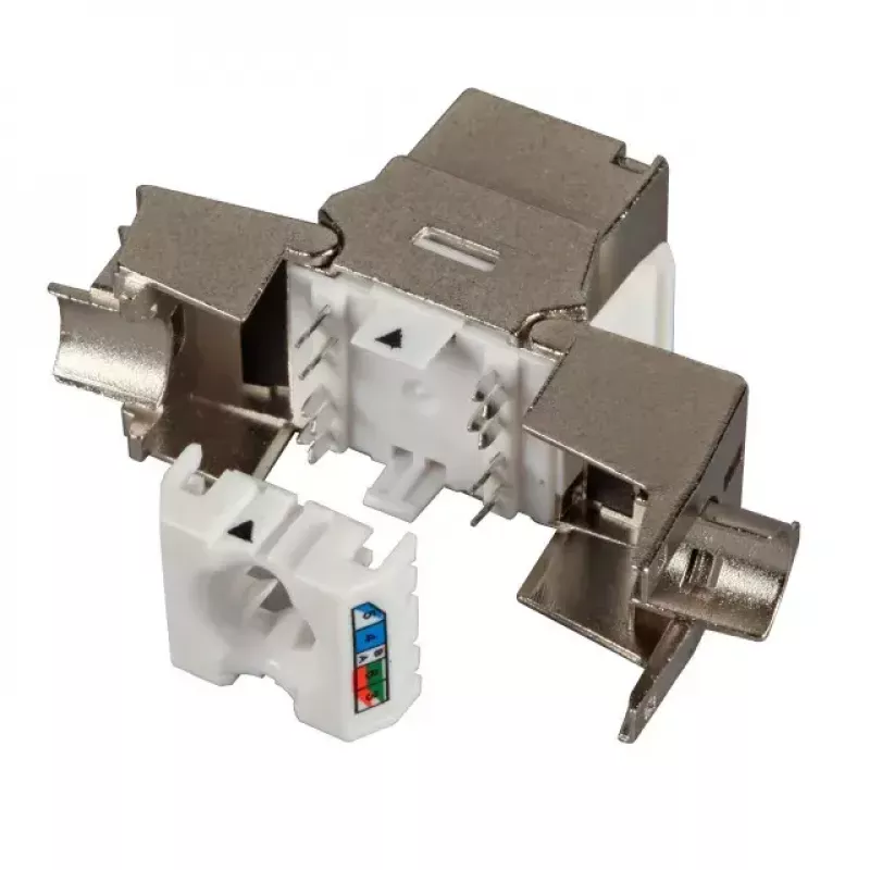 Keystone modulis EFB Elektronik E-20091, ekranuotas, Cat.6A, RJ-45